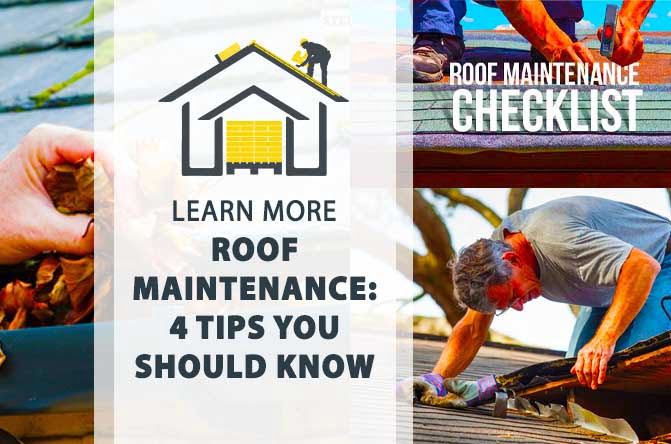 Roof Maintenance: Here are 4 Tips