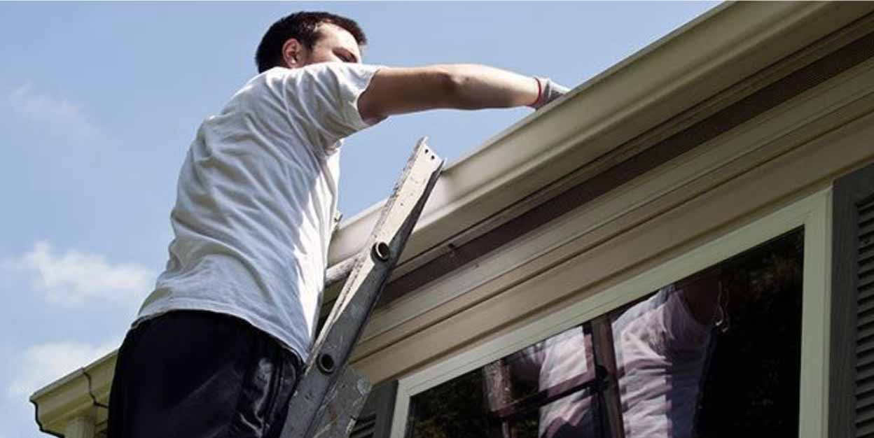 The basics of roof maintenance requires gutter cleaning done right.